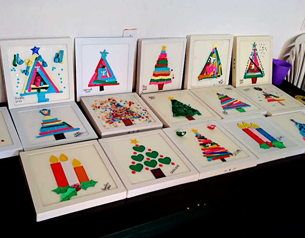 ENFEITES CONSTRUÍDOS COM MATERIAIS RECICLADOS EMBELEZAM O NATAL DA ASFA